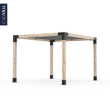 Load image into Gallery viewer, Pergola Kit with SHADE SAIL for 6x6 Wood Posts