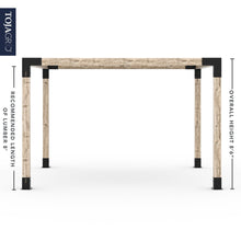 Load image into Gallery viewer, Pergola Kit with SHADE SAIL for 6x6 Wood Posts