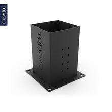 Load image into Gallery viewer, SOLO Pergola Post Base and Wall Mount Bracket for 6x6 Wood Posts | 4 Pack