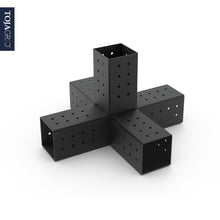 Load image into Gallery viewer, QUINT 5 Arm Pergola Structure Expansion Bracket with SOLO for 4x4 Wood Posts