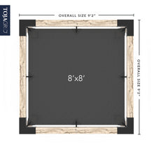 Load image into Gallery viewer, Pergola Kit with SHADE SAIL for 6x6 Wood Posts