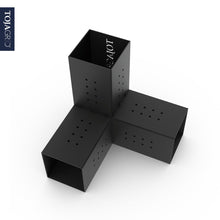 Load image into Gallery viewer, TRIO 3 Arm Pergola Corner Bracket for 6x6 Wood Posts | 2 Pack