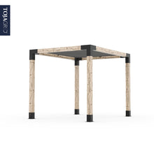 Load image into Gallery viewer, Pergola Kit with SHADE SAIL for 6x6 Wood Posts
