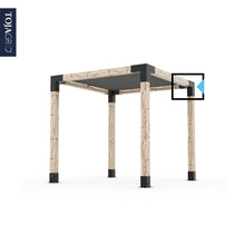 Load image into Gallery viewer, TRIO 3 Arm Pergola Corner Bracket for 6x6 Wood Posts | 2 Pack