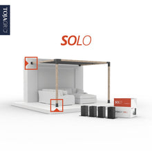 Load image into Gallery viewer, SOLO Pergola Post Base and Wall Mount Bracket for 4x4 Wood Posts | 4 Pack