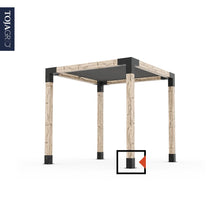 Load image into Gallery viewer, SOLO Pergola Post Base and Wall Mount Bracket for 6x6 Wood Posts | 1 Pack