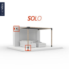 Load image into Gallery viewer, SOLO Pergola Post Base and Wall Mount Bracket for 4x4 Wood Posts | 1 Pack