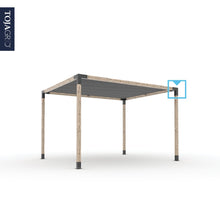 Load image into Gallery viewer, TRIO 3 Arm Pergola Corner Bracket for 4x4 Wood Posts | 2 Pack