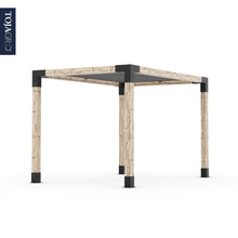 Load image into Gallery viewer, Pergola Kit with SHADE SAIL for 6x6 Wood Posts