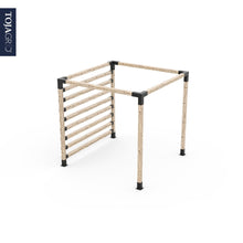Load image into Gallery viewer, Any Size Pergola Kit with Post Wall for 4x4 Wood Posts
