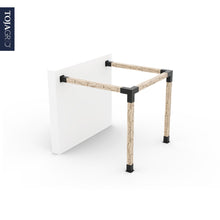 Load image into Gallery viewer, Any Size Wall Mount Pergola Kit for 6x6 Wood Posts
