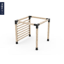 Load image into Gallery viewer, Any Size Pergola Kit with Post Wall for 6x6 Wood Posts
