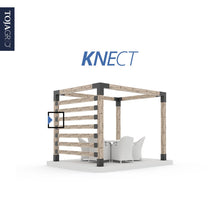 Load image into Gallery viewer, KNECT Pergola Side Bracket For 2x6 Wood Posts | 8 Pack
