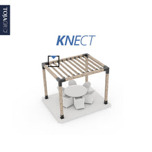 Load image into Gallery viewer, KNECT Pergola Top Rafter Bracket For 2x6 Wood Posts | 8 Pack
