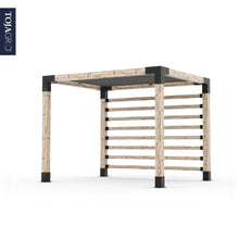 Load image into Gallery viewer, Pergola Kit with Post Wall for 6x6 Wood Posts
